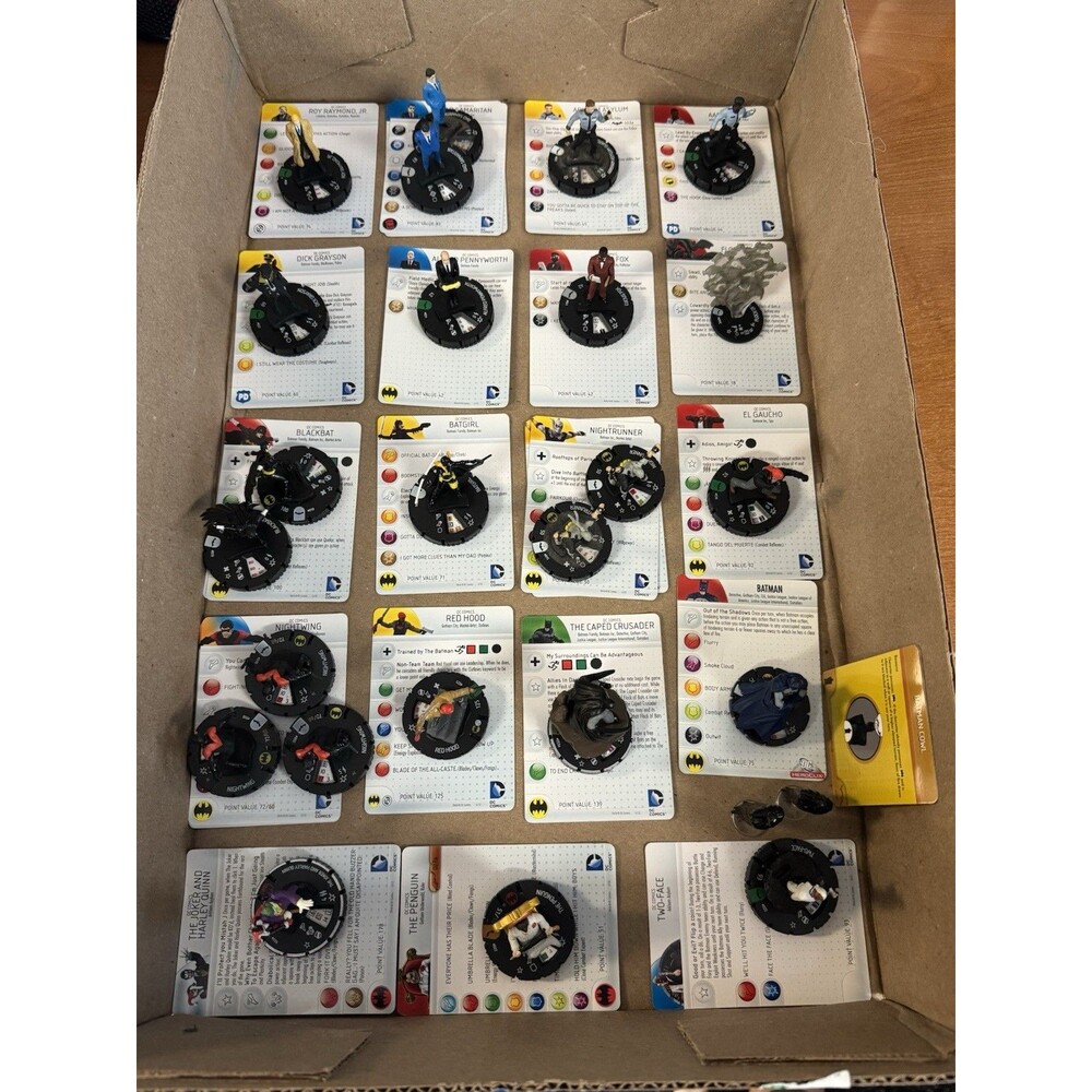 đ„ HeroClix DC Comics Miniatures Lot â Batman Figures | WizKids Collectible Set